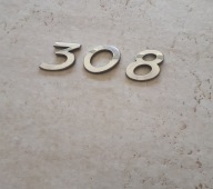 Napis Peugeot 308 tył klapa emblemat