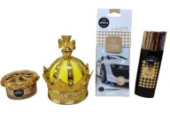 ZAPACH KORONA VANILLA WANILIA ZŁOTY Odświeżacz ZESTAW AROMA PRESTIGE GOLD