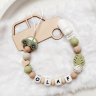 Silikonowa Zawieszka z Imieniem Personalizowany Prezent Baby Shower