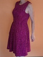 Piękna sukienka koronka, cekiny r.34 BonPrix