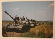 LUDOWE WOJSKO POLSKIE. Kolumna czołgów w marszu