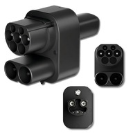 Adapter z NACS na CCS2 / Type 2 do Tesla z USA Model S/X/3/Y – AC DC 250 kW