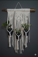 Makrama kwietnik potrójny