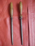 Stara stalka do ostrzenia i wygładz. ostrza noży.