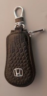 HONDA BRELOK ETUI NA KLUCZYKI SKÓRA NOWOCZESNY DESIGN CZARNY
