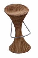 Taboret wiklinowy duży/ rattan wiklina