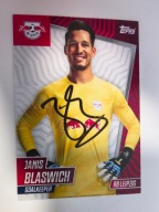 Karta topps mach attax autograf RB Leipzig Team Set 2023-24 Janis Blaswich