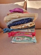 Zestaw paka letnich ubranek dla dziewczynki Zara Smyk h&m 110