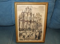 KOŚCIÓŁ WIZYTEK NA KRAKOWSKIM PRZEDMIEŚCIU ANTONI . UNIECHOWSKI