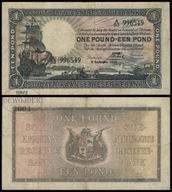 BNA - AFRYKA POŁUDNIOWA 1 Funt 1936 A/53 # P84c # SOUTH AFRICA # RPA # VF-