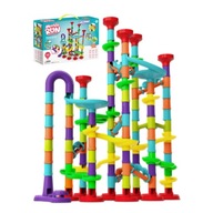 Tor Kulkowy Kulodrom Duży Zestaw Edukacyjny Spirala 142 el. WOOPIE