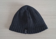 CIEPŁA SZARA CZAPKA ZIMOWA BLWR BEANIE Z POLAROWĄ PODSZEWKĄ UNISEX