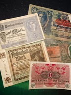 STARE BANKNOTY ZESTAW 6 szt.