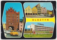 Olsztyn Hotel Orbis Novotel Rynek Samochody Syrena 1978r.