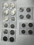 ZESTAW MENNICZYCH MONET Z PRL-u - 20 SZTUK