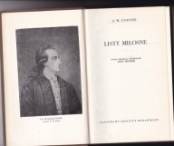 Listy miłosne J.W. Goethe