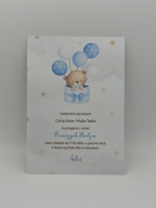 Zaproszenia jednosteonne A6 na Roczek | Urodziny dziecka | personalizowane