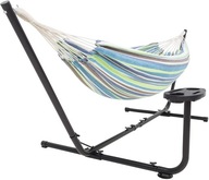 HAMAK ZE STELAŻEM VITA5 PODWÓJNY ZEWNĘTRZNY OGRODOWY NA BALKON