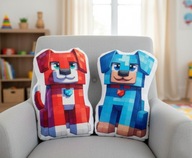 Poduszka kształtka do przytulania Luczek i Pimpek 30cm 2szt