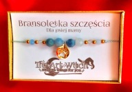 Bransoletka szczęścia z kamieniami szlachetnymi - dla psiej mamy