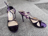 JIMMY CHOO nr 41,5-42 włoskie sandały skóra nowe