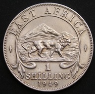 Brytyjska Afryka Wschodnia 1 shilling 1949 - król Jerzy VI - lew