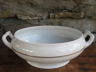 Porcelanowa Duża Waza do Zupy bez Pokrywki_ĆMIELÓW PRL