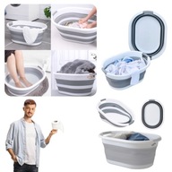 MISKA SKŁADANA SILIKONOWA DUŻA KOSZ NA PRANIE SKŁADANY WANIENKA OKRĄGŁA 25L