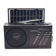 Radio Golon RX399S - retro, solarne, Bluetooth, USB, 200g