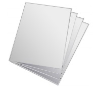 Arkusz folii samoprzylepnej, naklejka, formatka A4 - przeźroczysta