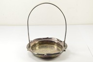 HOKA PIĘKNA PLATEROWANA PATERA KABARET Z UCHWYTEM ZOBACZ!