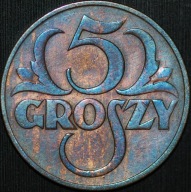 5 groszy 1930 - ładny egzemplarz - RZADKIE