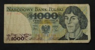 Polska - banknot - 1000 Złotych 1982 rok - Seria DG