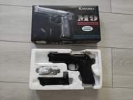 Pistolet KJ Works Beretta M9 gazowe wraz z osprzętem