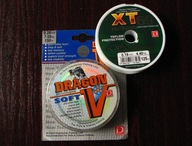 2 żyłki: 0,25 Dragon softV i XT69 0,18 kpl. + zwijadło