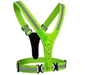 KAMIZELKA ODBLASKOWA LED 2W1 – ODBLASK + OŚWIETLENIE