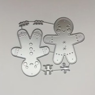 Wykrojnik do papieru scrapbookingu - pierniki piernik ciastek święta