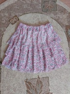 SPÓDNICA SPÓDNICZKA KWIATY FALBANKA ROZKLOSZOWANA