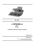 Sulky OPTYLINE PRO - instrukcja obsługi siewnika zbożowego PL
