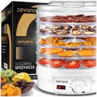 SUSZARKA DO GRZYBÓW OWOCÓW WARZYW 600W 5 SIT XXL DEHYDRATOR