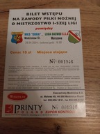 Odra Wodzisław Śląski - Legia Warszawa , 2001 rok