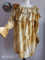 WŁOSKA TUNIKA FALBANY HISZPANKA 42-44 nowa