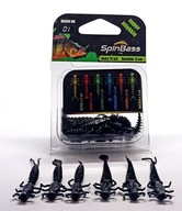 Robak - 50mm - znakomita przynęta na okonie, pstrągi- extra soft -SpinBass