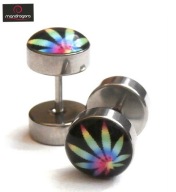 FAKE PLUG stal 316L 8 mm marihuana/ Natasza_ss