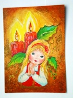 Wesołych Świąt - Aniołek i ozdoby świąteczne