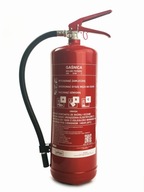 GAŚNICA PROSZKOWA 6 KG ABC GP-6X Z UCHWYTEM MOBIAK CE EN3 2025