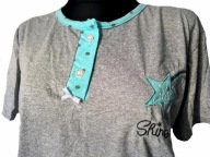 DUŻA piżama DAMSKA krótki rękaw r. M