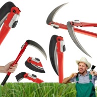 SIERP SKŁADANY NÓŻ DO SIEKANIA GŁADKI KOSA DO PODCINANIA MOCNY TRWAŁY