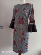 BODY FLIRT SUKIENKA pod figurę fajny rękaw 36/38