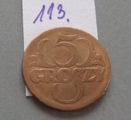 5 groszy z 1923 roku , II RP ,